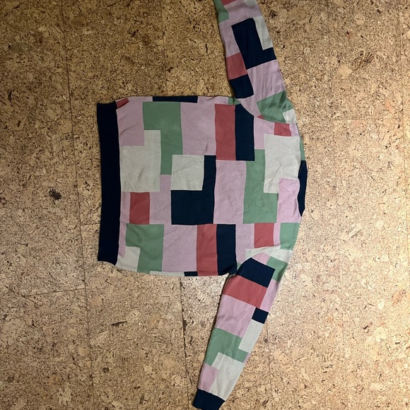 📌 Colorblock Men's Sweater - Picture 3 of 6